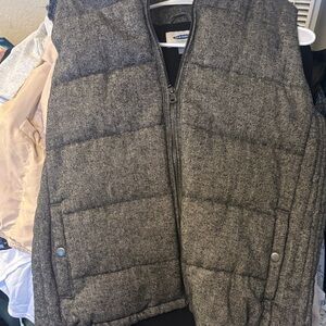 Old Navy Gray Puffer Vest